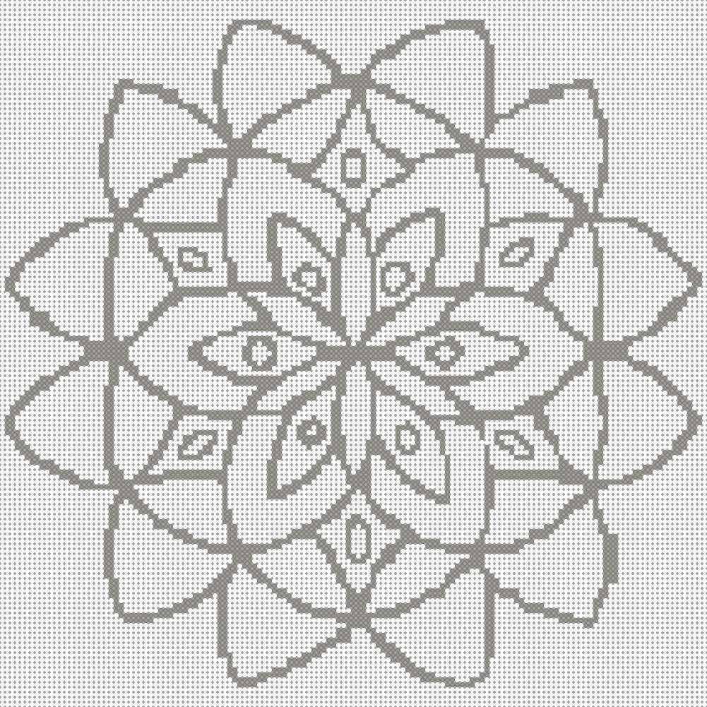 Mandala 10 - Strass (OHNE STEINE)