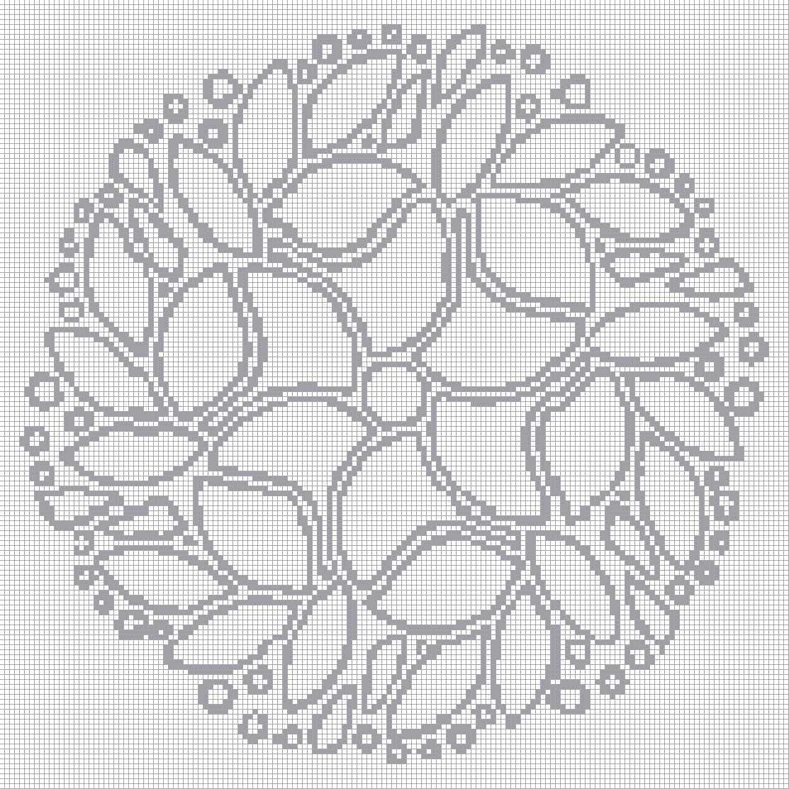 Mandala 14 - Quadratisch (OHNE STEINE)