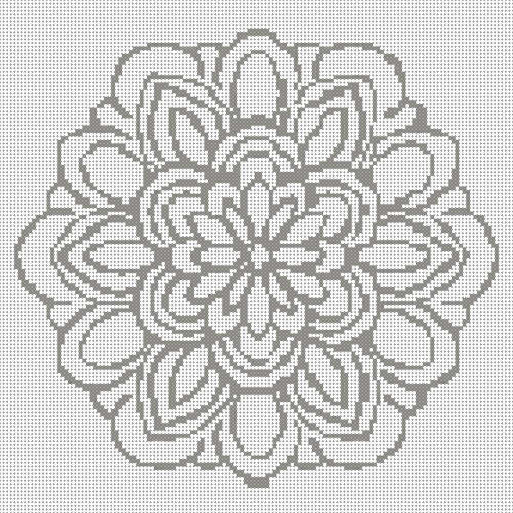 Mandala 16 - Strass (OHNE STEINE)