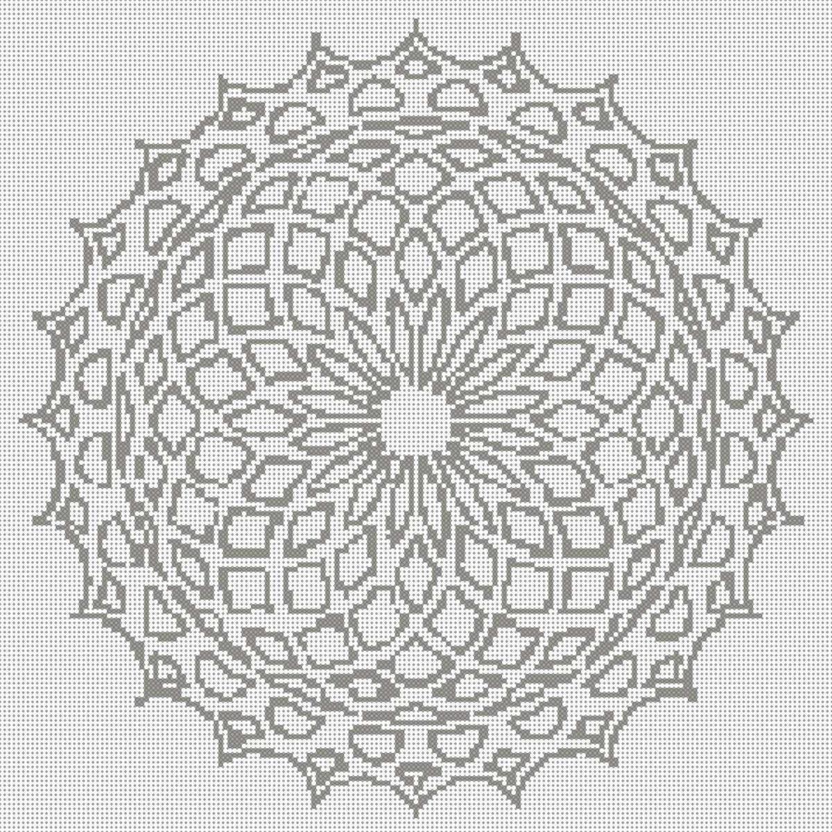 Mandala 18 - Strass  (OHNE STEINE)