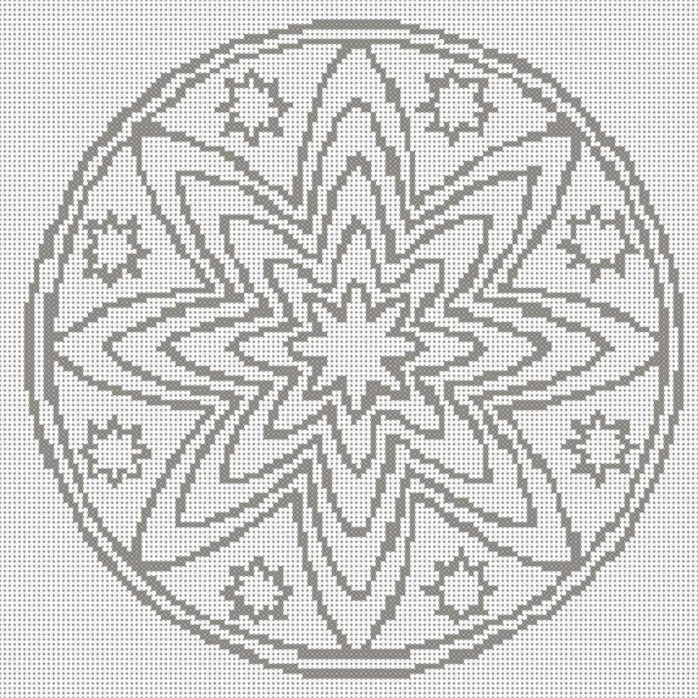 Mandala 2 - Strass  (OHNE STEINE)