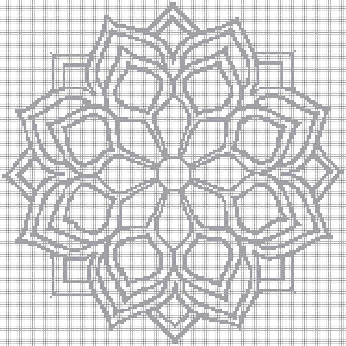 Mandala 3 - Quadratisch (OHNE STEINE)