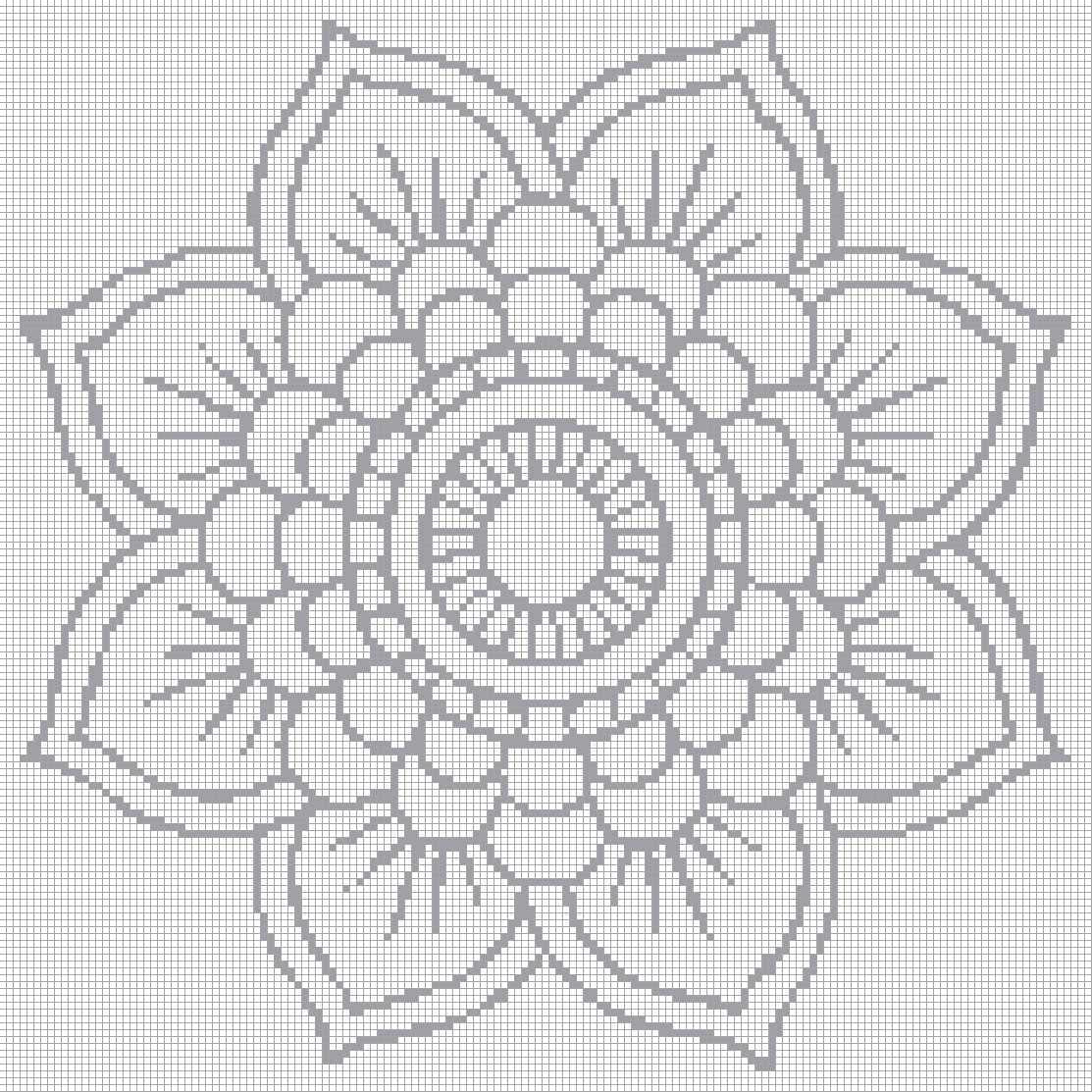 Mandala 06 - Quadratisch (OHNE STEINE)