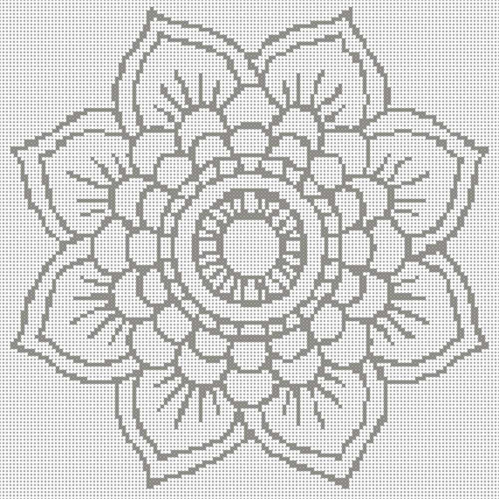 Mandala 06 - Strass (OHNE STEINE)