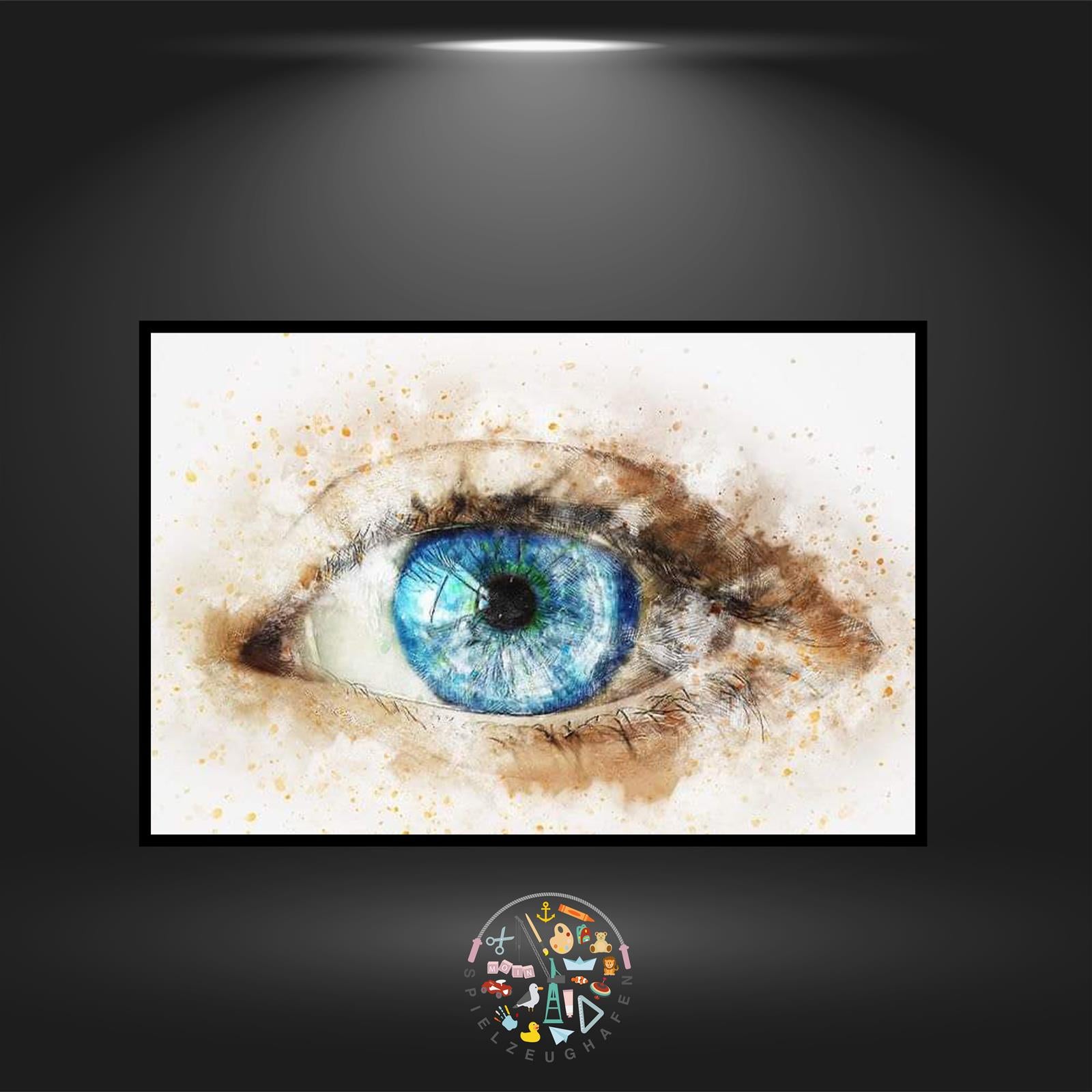 'Blue Eye' - Quadratisch