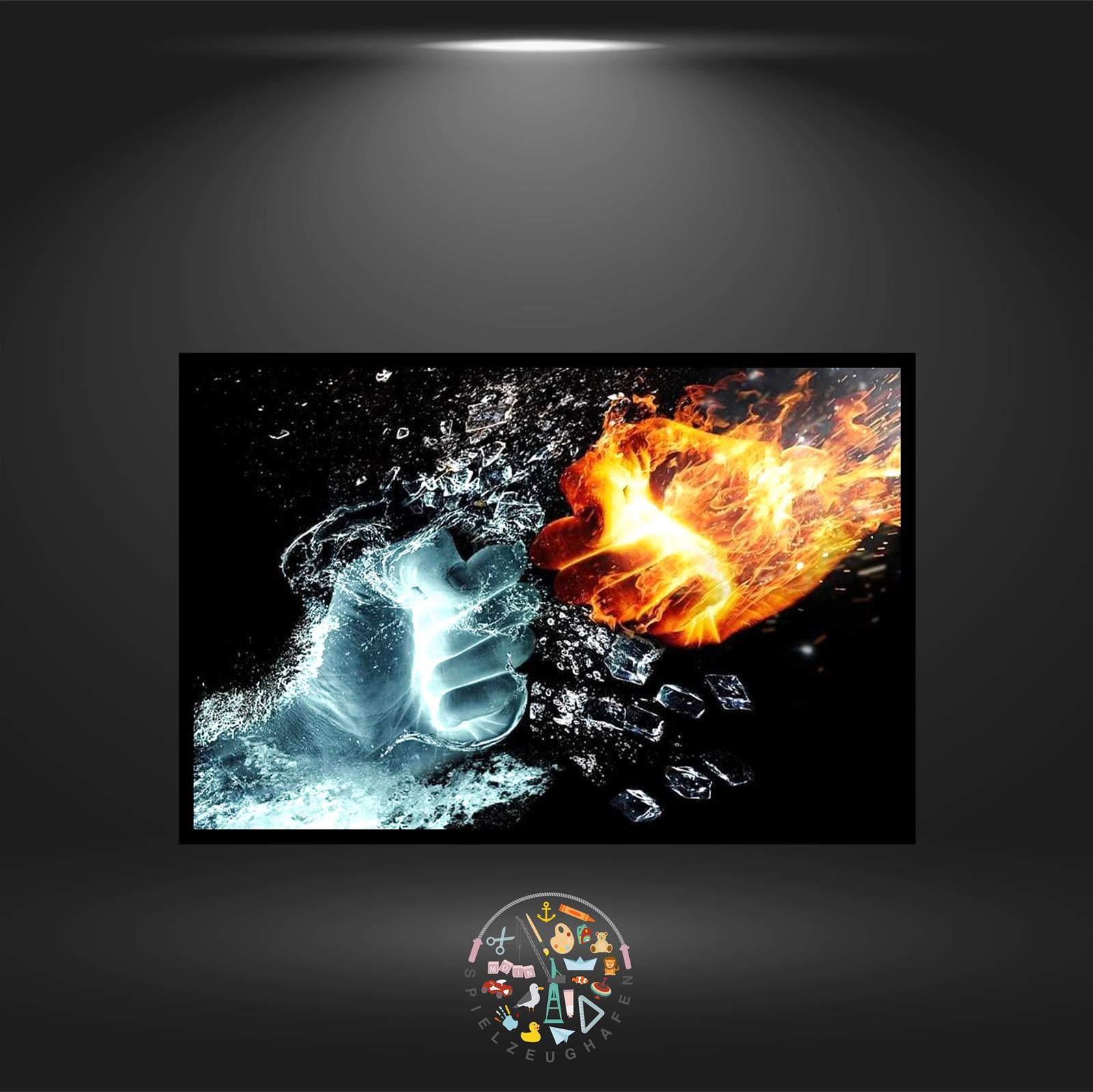 'Fire and ice' - Quadratisch