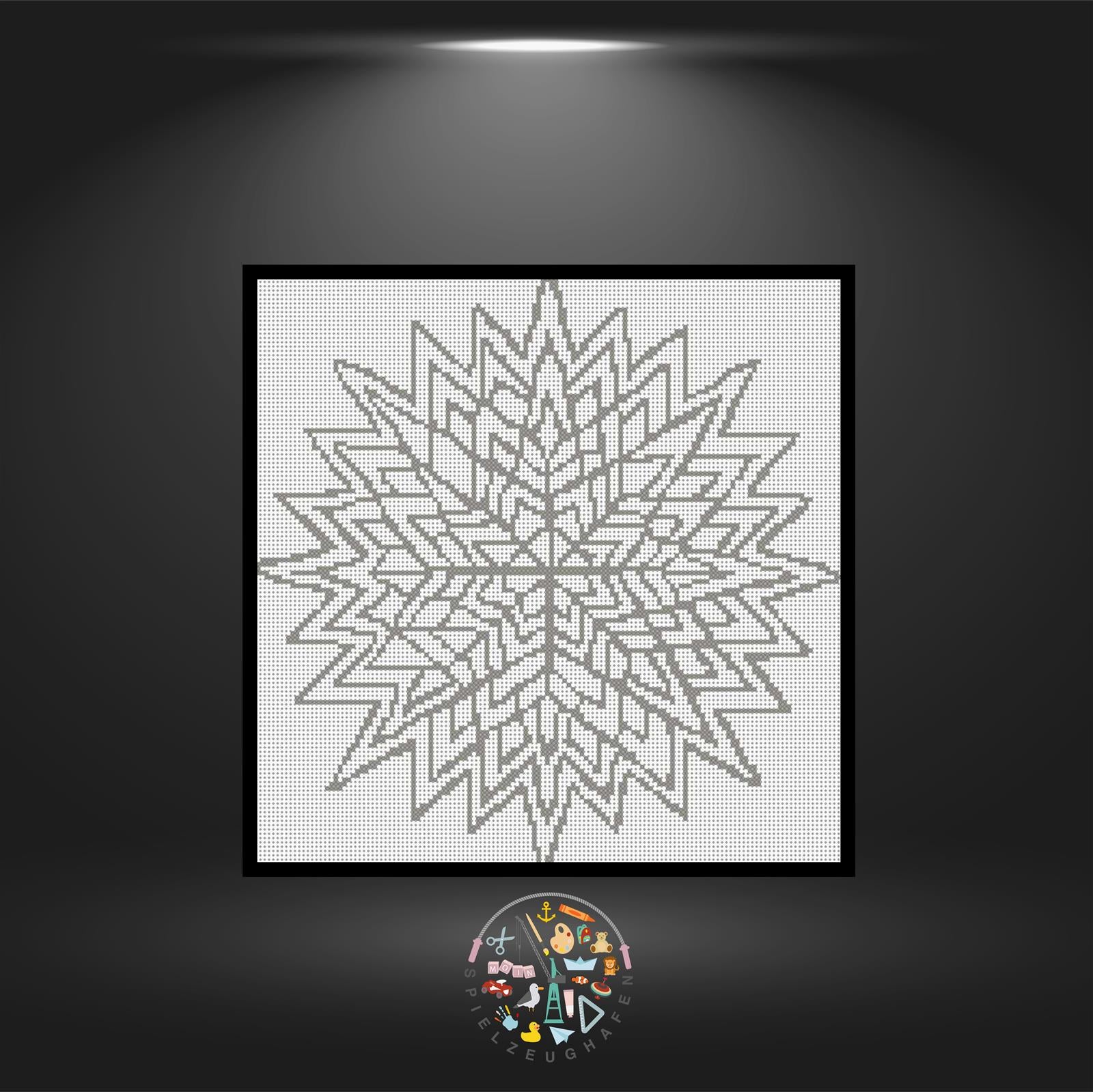 Mandala 12 - Strass (OHNE STEINE)