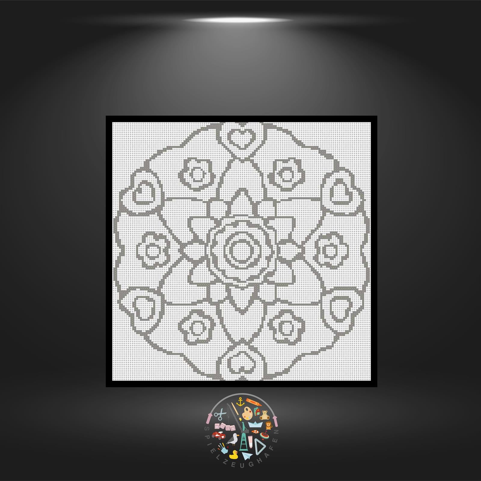 Mandala 13 - Strass (OHNE STEINE)