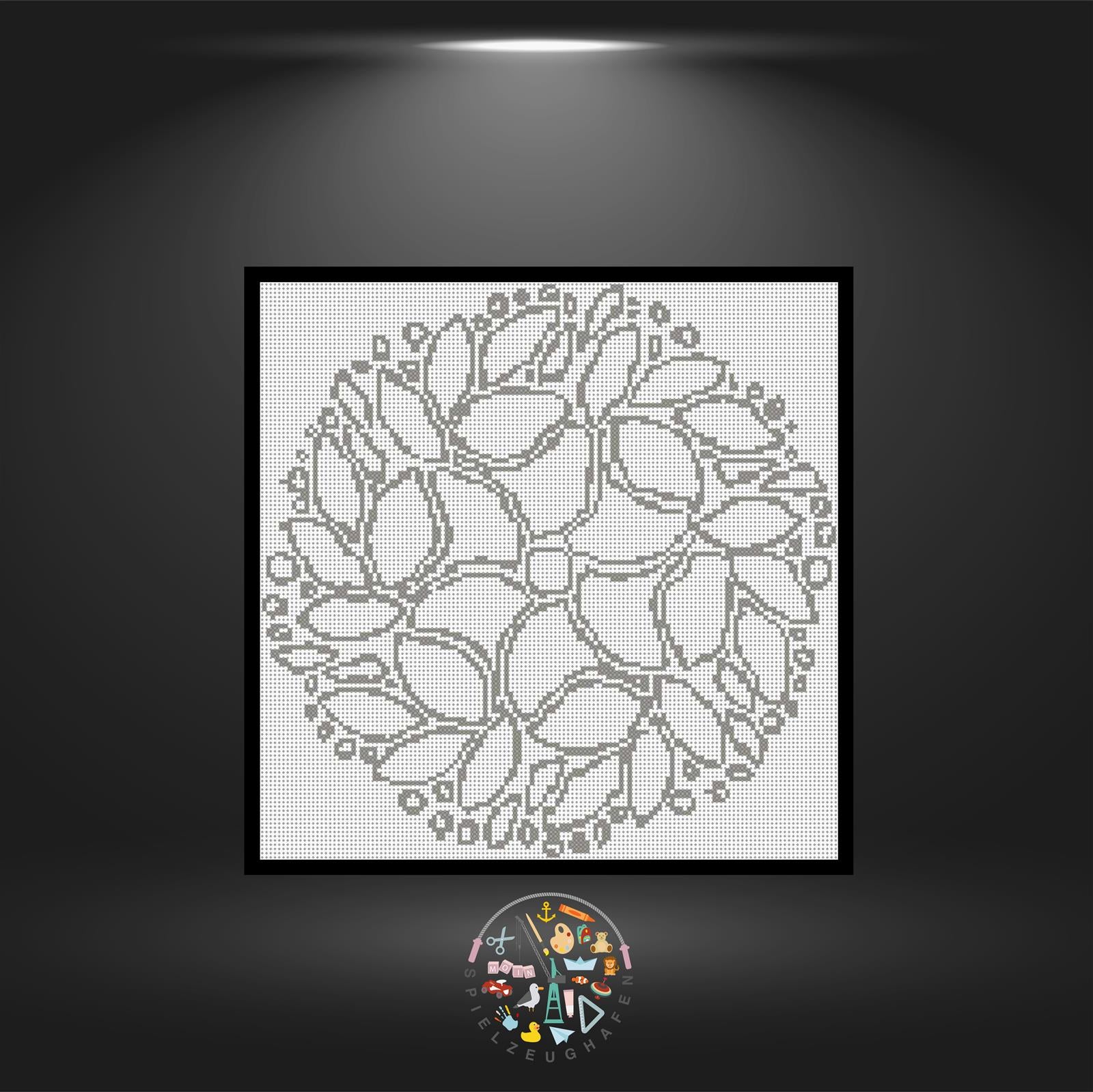 Mandala 14 - Strass (OHNE STEINE)