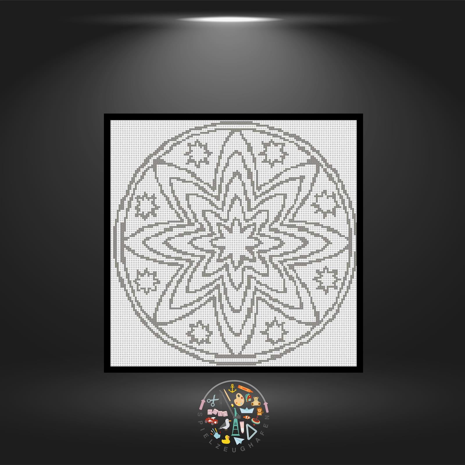 Mandala 02 - Strass  (OHNE STEINE)