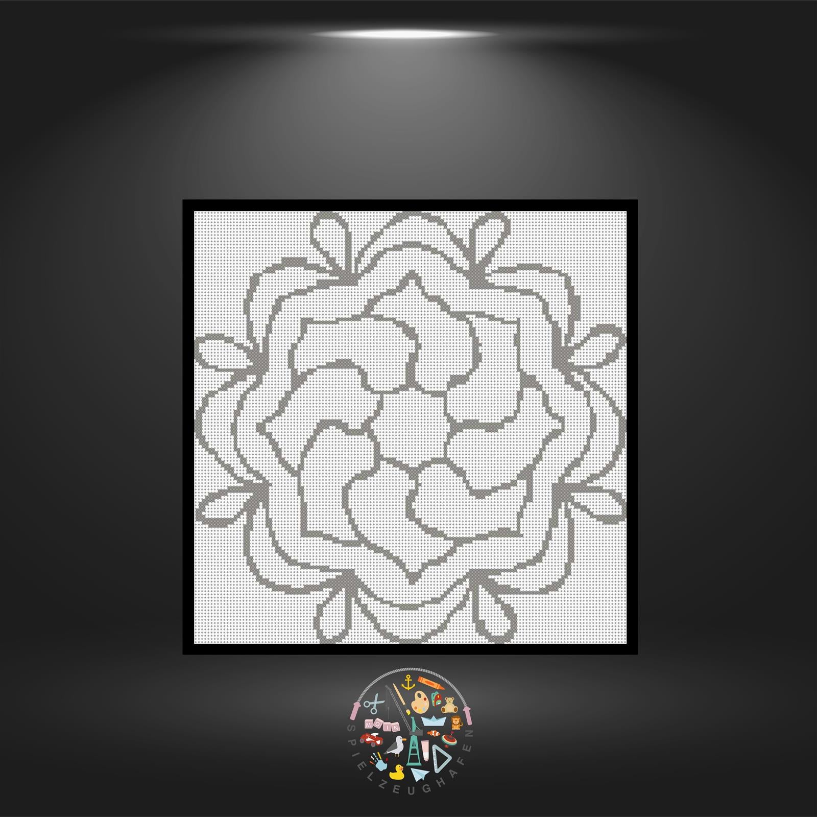 Mandala 04 - Strass (OHNE STEINE)