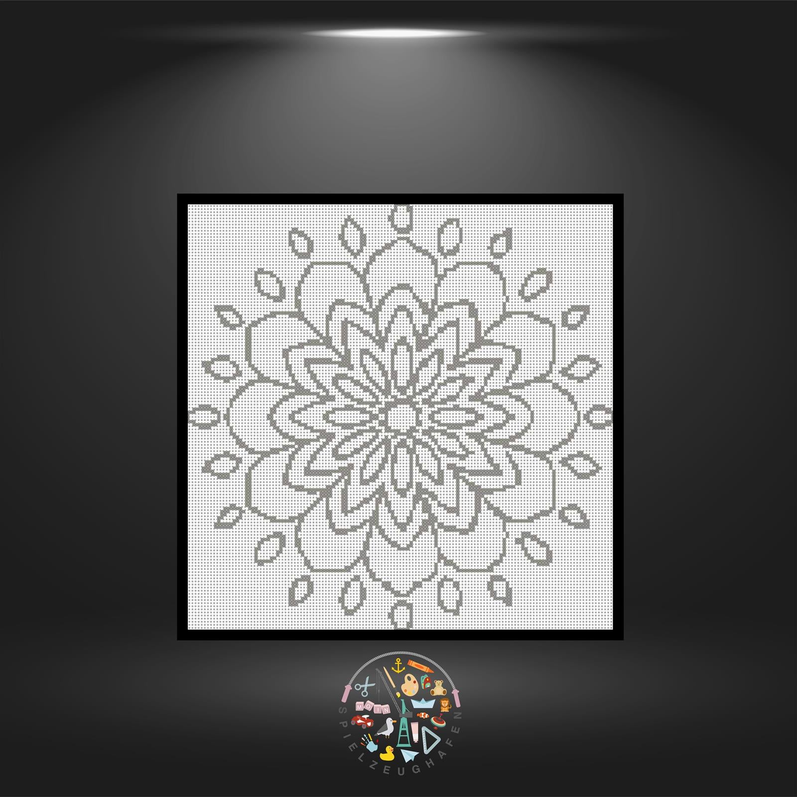 Mandala 05 - Strass (OHNE STEINE)