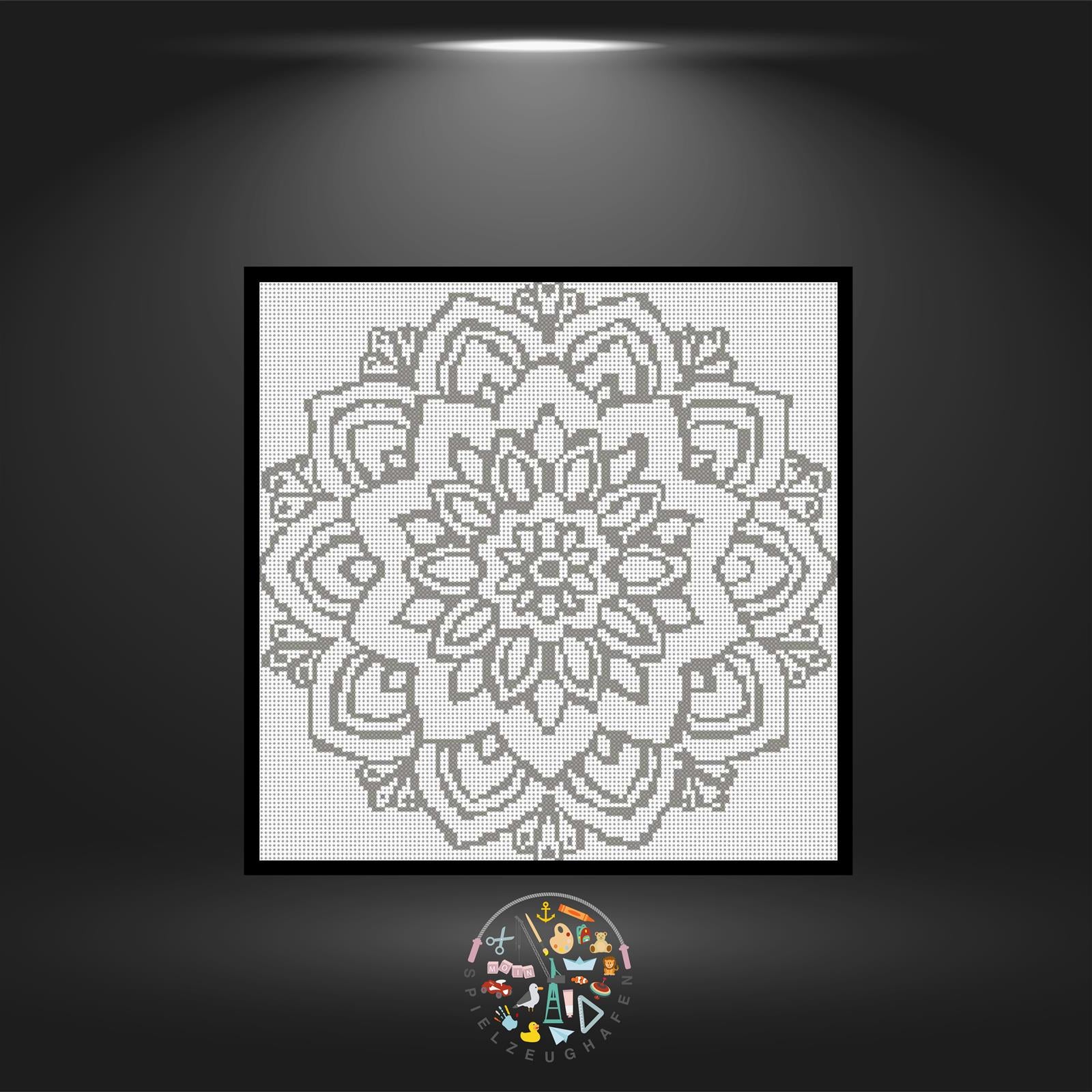 Mandala 07 - Strass (OHNE STEINE)