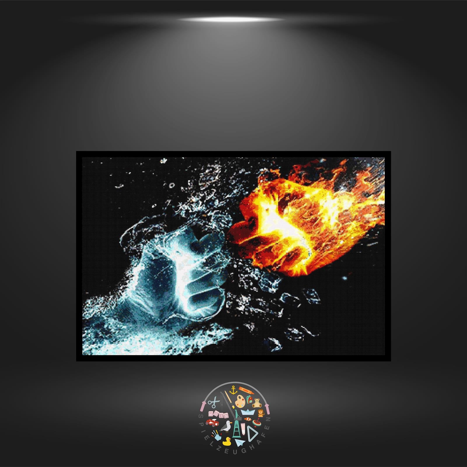 'Fire and ice' - Quadratisch