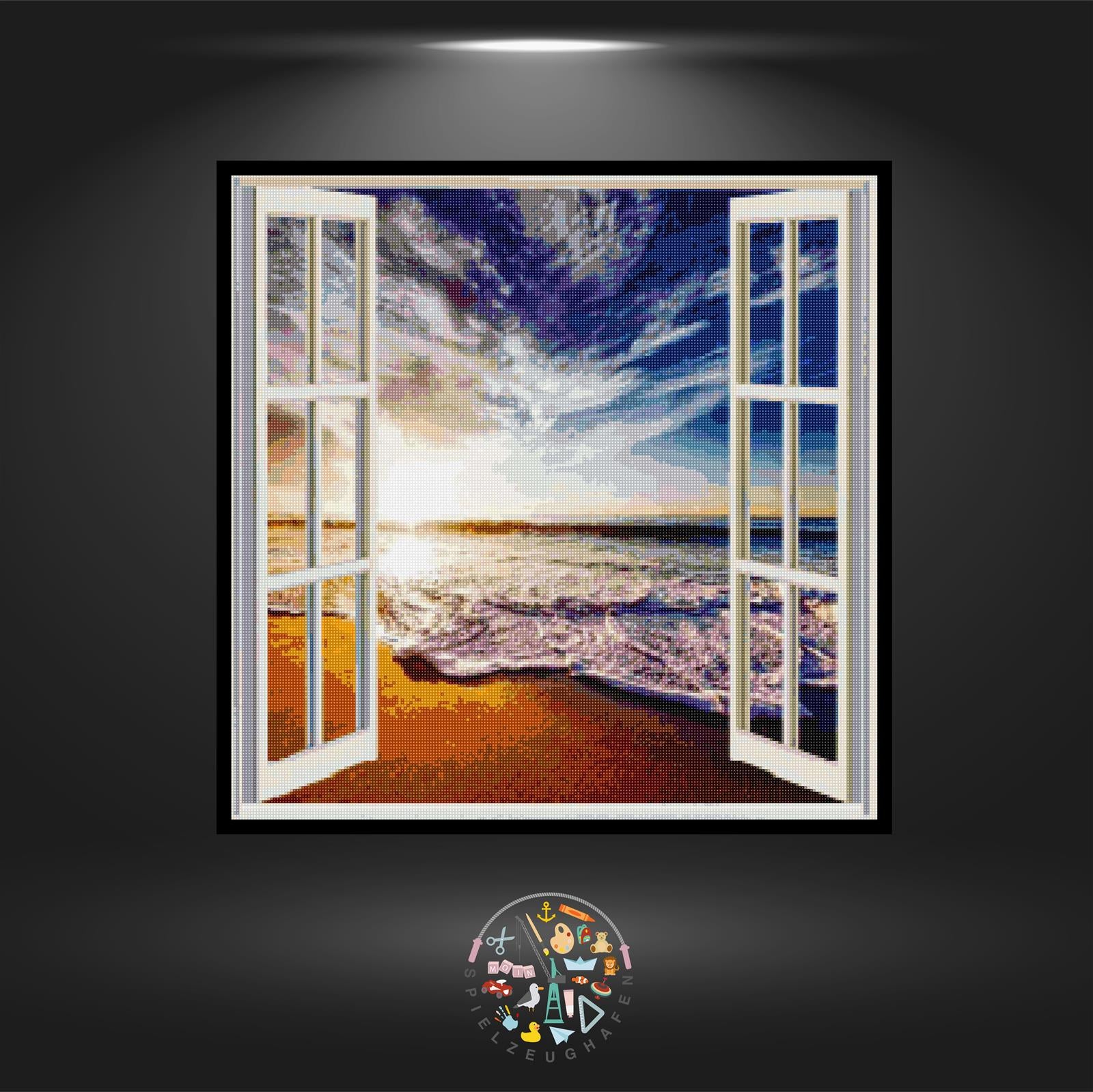 Fenster Beach feeling - Quadratisch