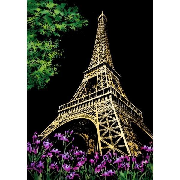 Scratch Painting Eiffelturm von Spielzeughafen