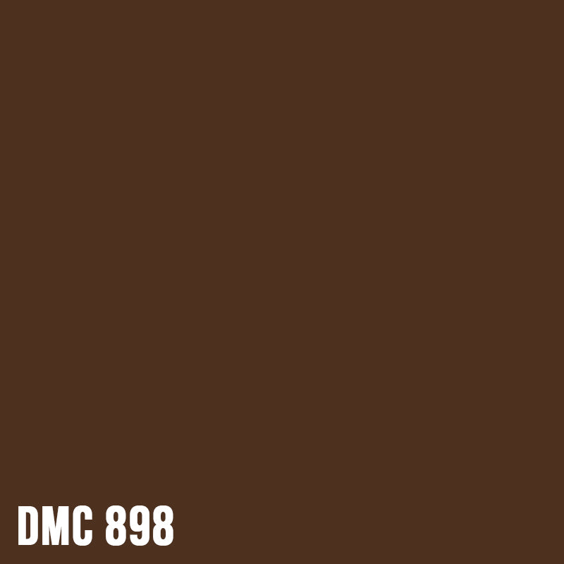 Coffee Brown - Very Dark - eckig