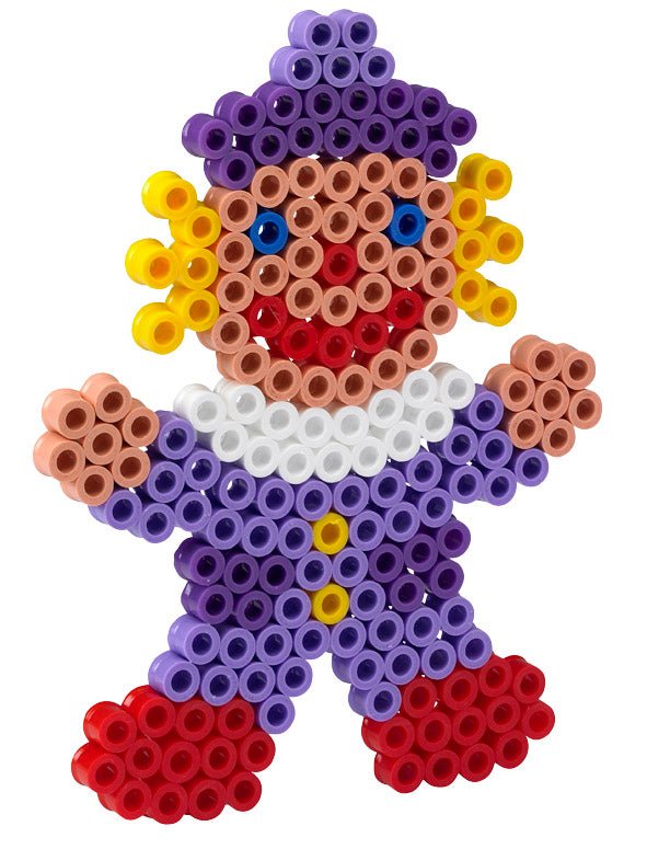 Stiftplatte für Maxi Bügelperlen, Clown von Spielzeughafen