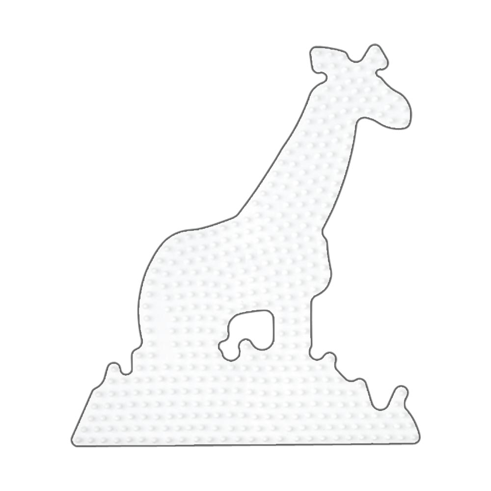 Stiftplatte für Midi Bügelperlen, Giraffe von Spielzeughafen