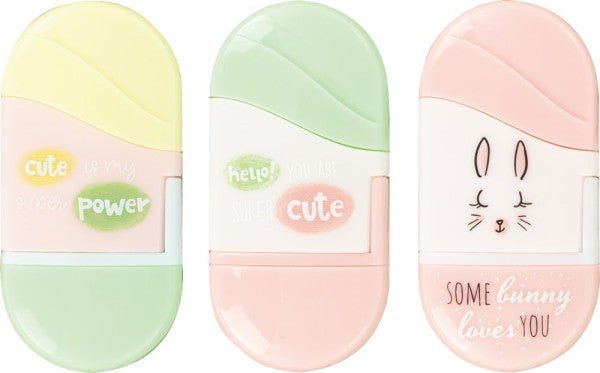 STYLEX "Bunny / Hase" Anspitzer und Radiergummi 2 in 1 von Spielzeughafen