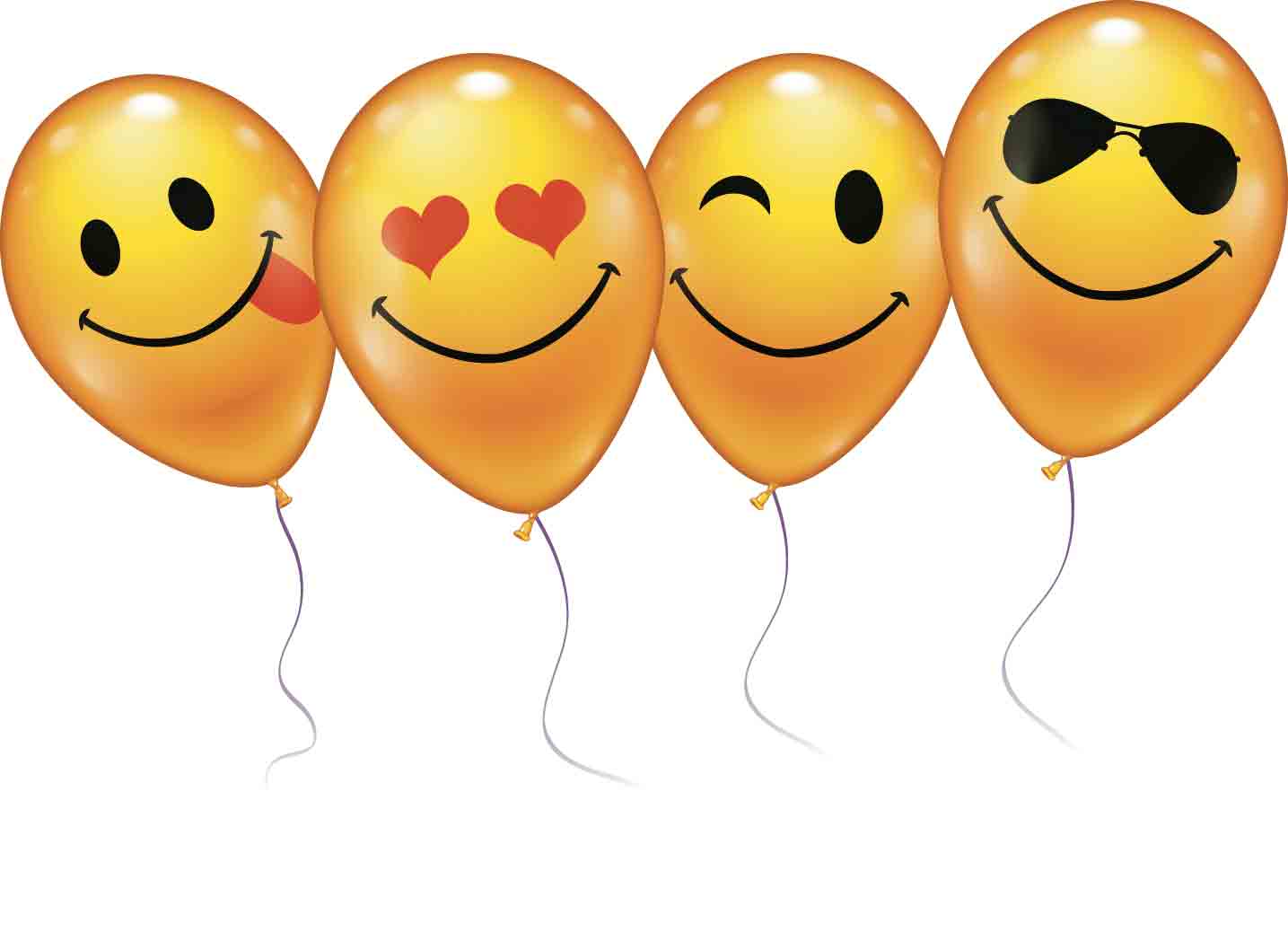 STYLEX Luftballons, Smiley, 6er Beutel von Spielzeughafen
