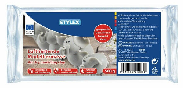lufthärtende modelliermasse aufbewahren STYLEX Modelliermasse Knete