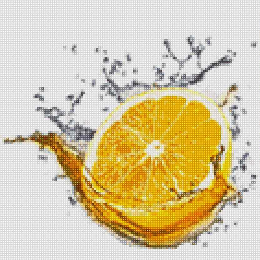 Lemon splash - Quadratisch